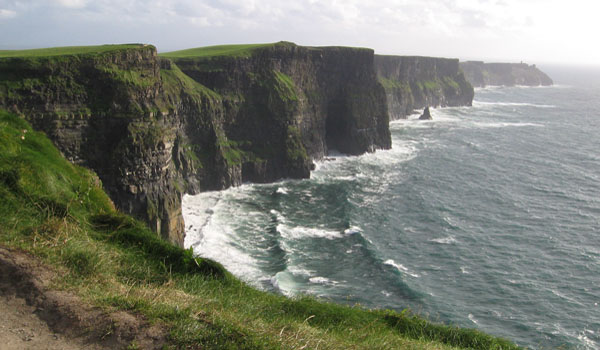 The famous Cliffs of Moher in County Clare